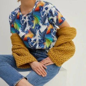 Farm Rio for Anthropology Bird Print Shirt